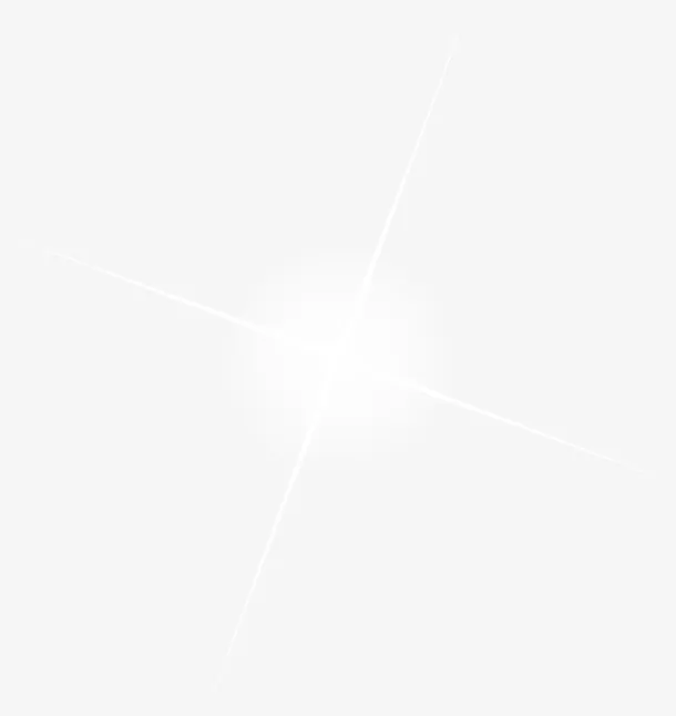 白色闪耀星星免抠