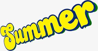 summer字体设计免抠