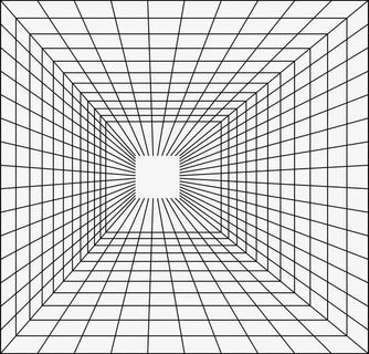 方形透视网格免抠