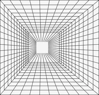 方形透视网格免抠