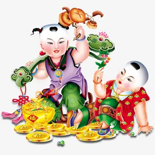 招财童子免抠