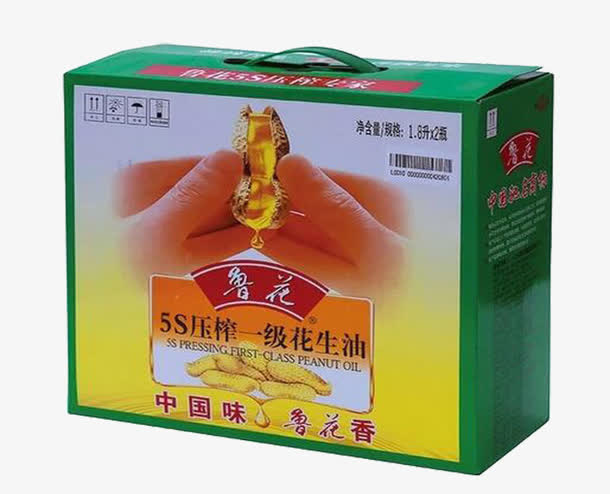 鲁花花生油免抠