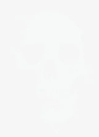 白色矢量骷髅装饰免抠