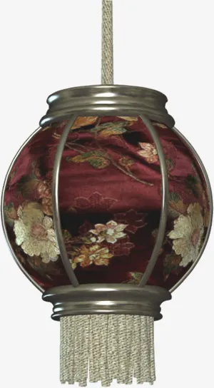 禅意日式和风灯笼免抠