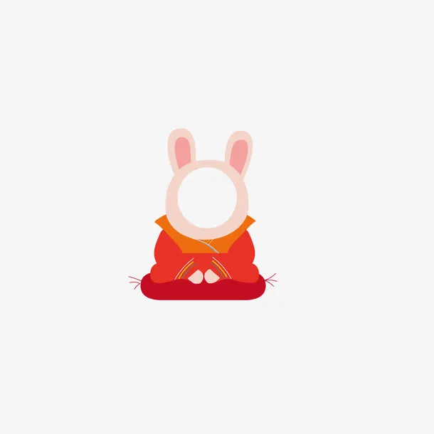 玉兔迎春免抠