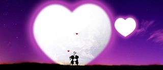 七夕浪漫紫色化妆背景高清