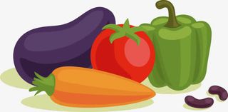 扁平化蔬菜免抠