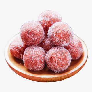 山楂与白砂糖的结合免抠