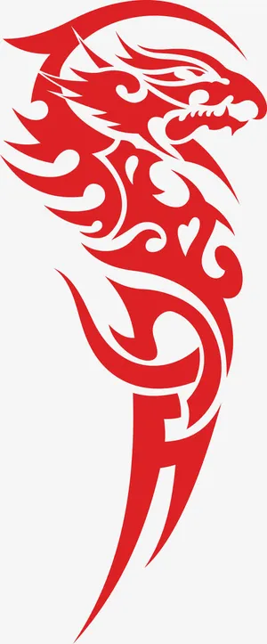 可爱龙图案花纹标志免抠 可爱龙图案花纹标志免抠