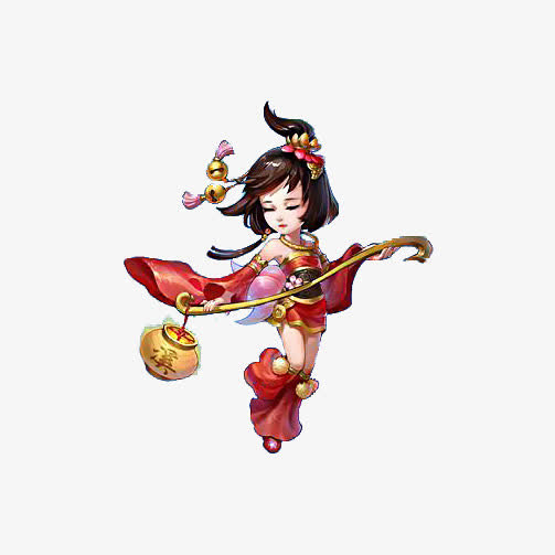 大话西游2夜溪灵免抠