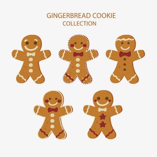 矢量姜糖饼免抠