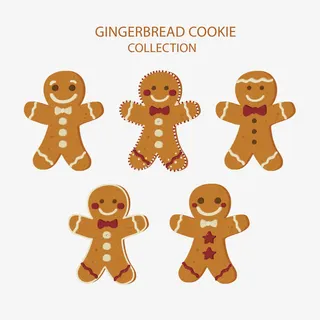 矢量姜糖饼免抠