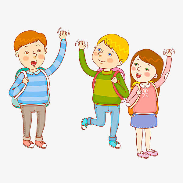 再见的学生免抠