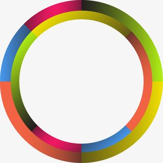 彩色梦幻光圈免抠