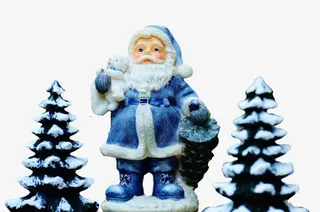 圣诞老人圣诞树免抠