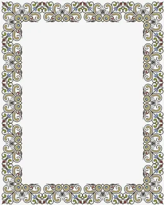 欧式花边框免抠