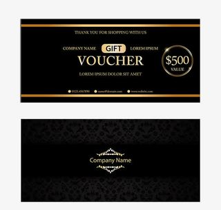 花纹底纹优惠劵设计免抠