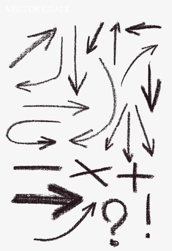 箭头元素免抠