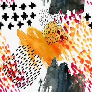 秋天水彩叶子免抠