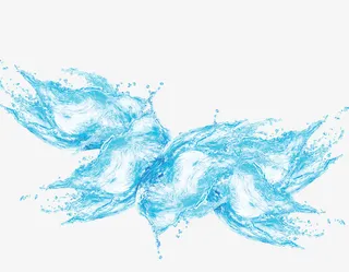 水溅开花效果素材免抠