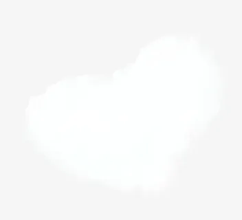 白色心形云朵图案心形免抠