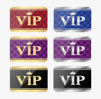 VIP会员等级图标免抠字体元素