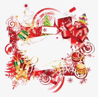 圣诞边框免抠
