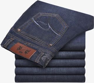 高清摄影男装牛仔裤海报免抠