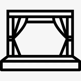 剧院的舞台图标免抠