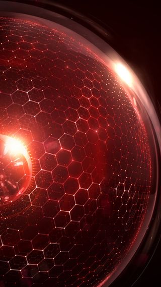 大气炫酷红色科技感H5背景高清