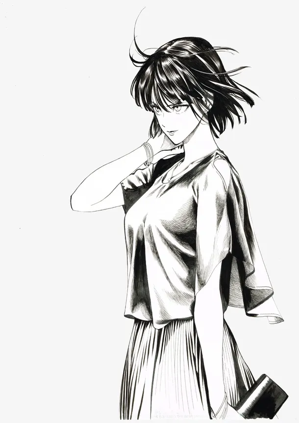 手绘日系漫画人物免抠