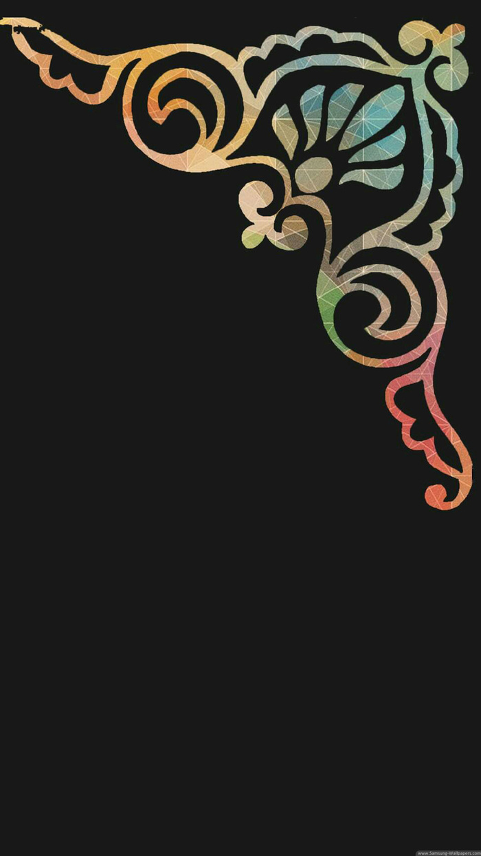 简约高清黑色H5背景高清