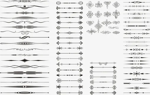 装饰 分割线免抠