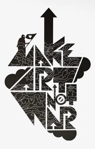 创意英文字装饰免抠