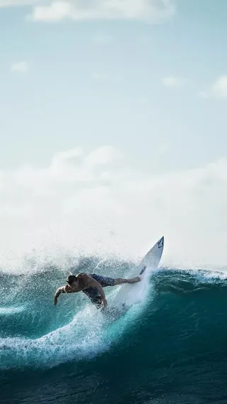 户外运动冲浪摄影H5背景高清