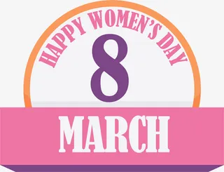 卡通母亲节节日标签免抠