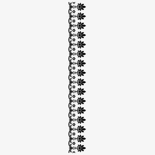 黑色欧式复古边框蕾丝免抠