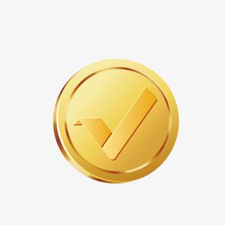 金光闪闪的打钩图标素材免抠