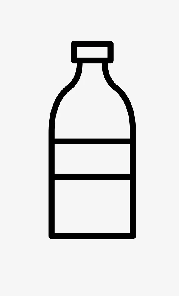 瓶子简图免抠