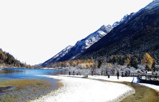 四姑娘山景点免抠