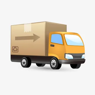 双11快递货车免抠