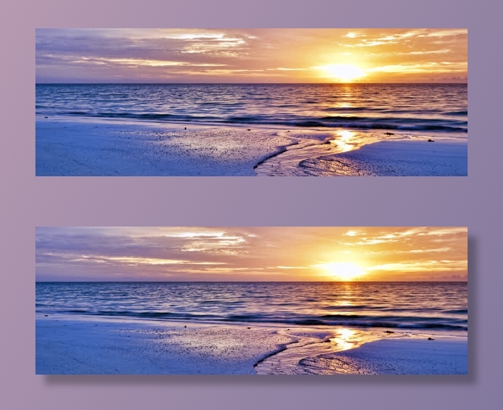 旅游海景夕阳唯美背景banner免抠