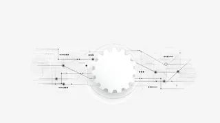齿轮边框素材免抠