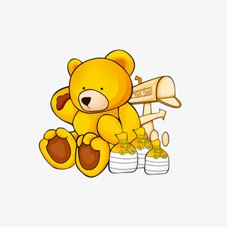 免扣png卡通小熊免抠