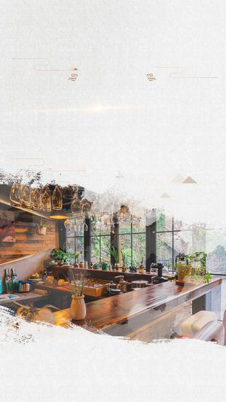 中国风民宿H5背景素材高清