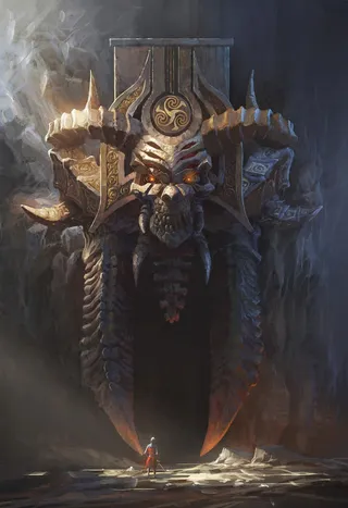 恶魔石窟大门游戏免抠