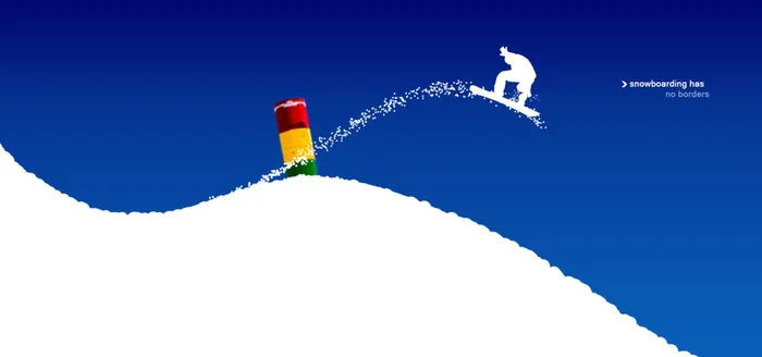冬季滑雪背景高清