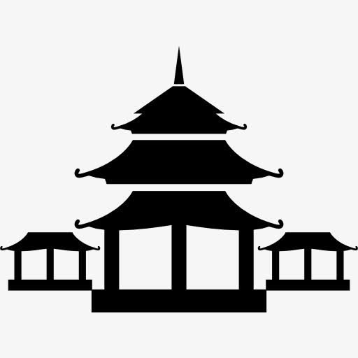 佛教寺庙图标免抠