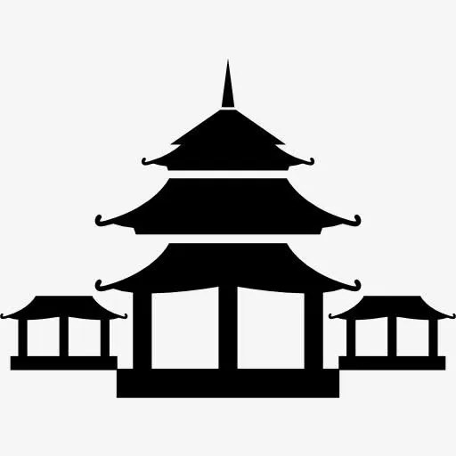 佛教寺庙图标免抠