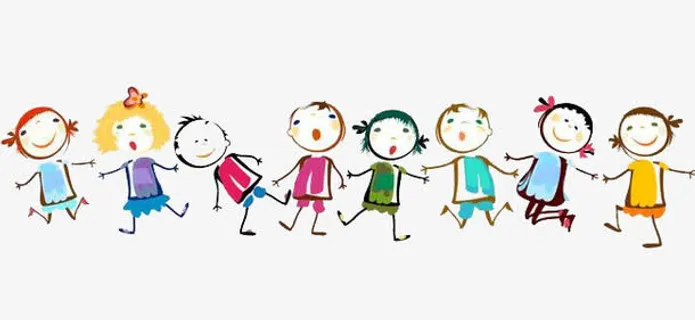 8个彩绘儿童插画设计矢量素材免抠